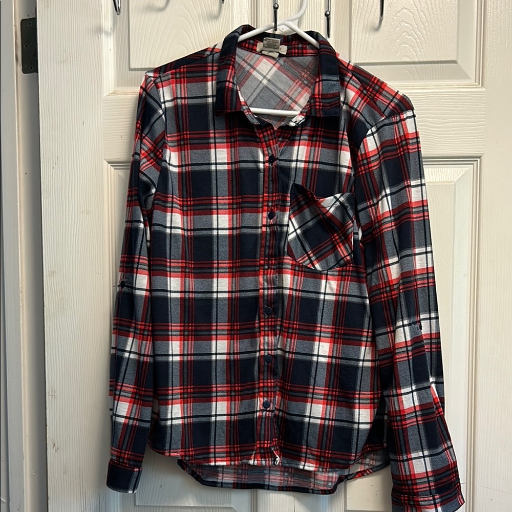 Passport Red and Black Plaid Shirt